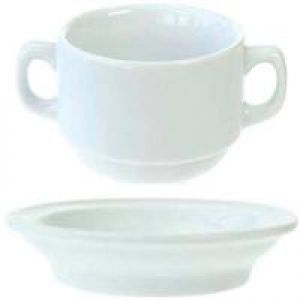 Suppentasse und Unterteller