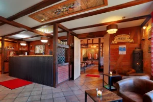 Rezeption im Landhotel & Brauhaus Prignitzer Hof in Pritzwalk