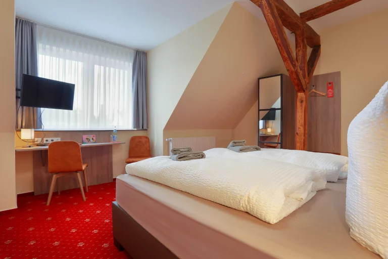 Doppelzimmer Komfort im Landhotel & Brauhaus Prignitzer Hof in Pritzwalk